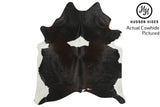 Black and White Cowhide Rug #5015