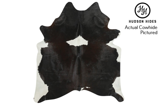Black and White Cowhide Rug #5015