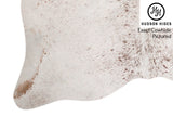 Salt and Pepper Brown X-Large Brazilian Cowhide Rug 6'6"H x 6'6"W #5913 by Hudson Hides