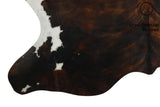 Exotic White Belly Cowhide Rug #6825