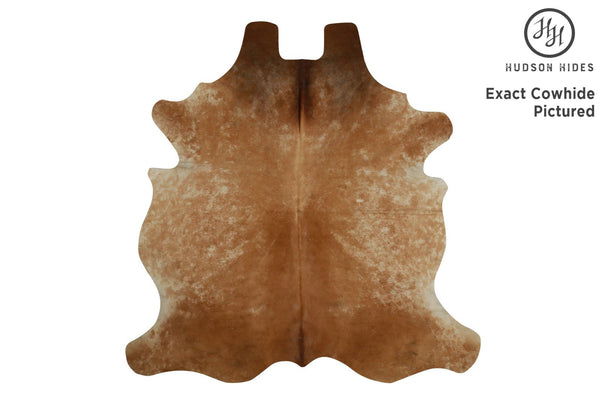 Salt And Pepper Brown Cowhide Rug #6828