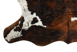 Tricolor Cowhide Rug #6902