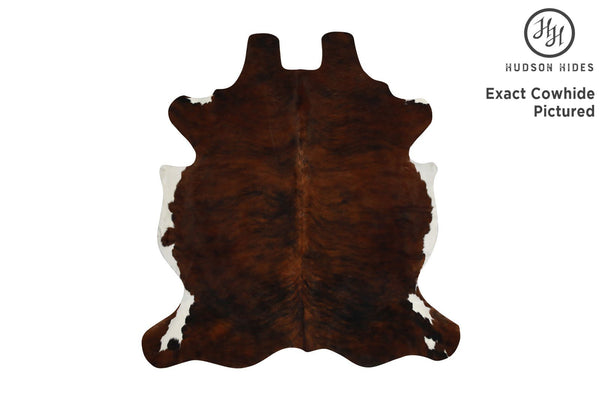 Dark Brindle Cowhide Rug #7203