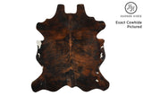 Dark Brindle Cowhide Rug #7352