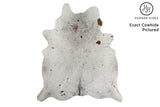 Salt And Pepper Brown Cowhide Rug #7692