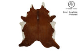 Brown And White Regular Cowhide Rug #7819