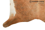 Beige And White Cowhide Rug #8280
