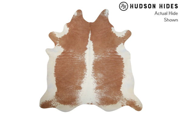 Beige And White Cowhide Rug #8415