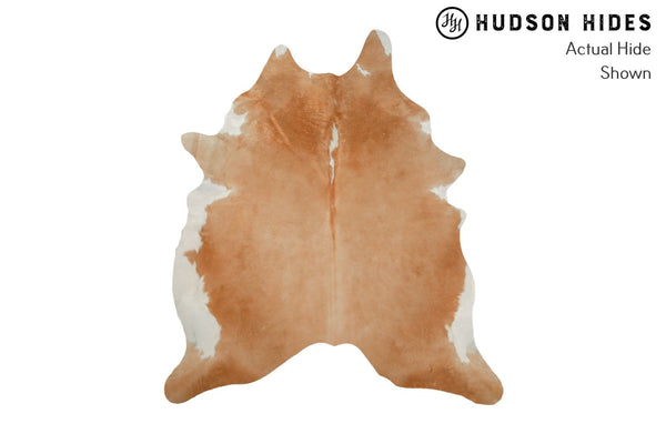 Beige And White Cowhide Rug #8529