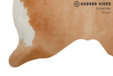 Beige And White Cowhide Rug #8529