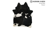 Black And White Cowhide Rug #8642
