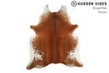 Salt And Pepper Brown Cowhide Rug #8764