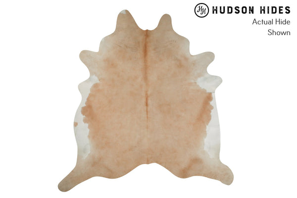 Beige And White Cowhide Rug #9224