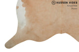 Beige And White Cowhide Rug #9224